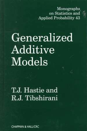 Generalized Additive Models de T.J. Hastie