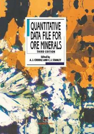 Quantitative Data File for Ore Minerals de A.J. Criddle