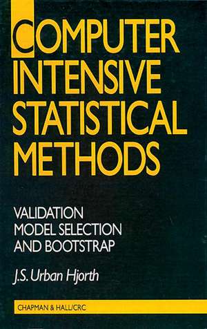 Computer Intensive Statistical Methods: Validation, Model Selection, and Bootstrap de J. S. Urban. Hjorth