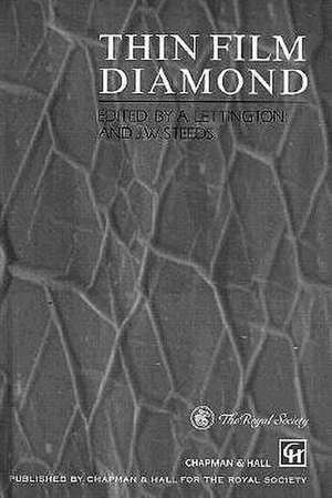 Thin Film Diamond de Alan H. Lettington