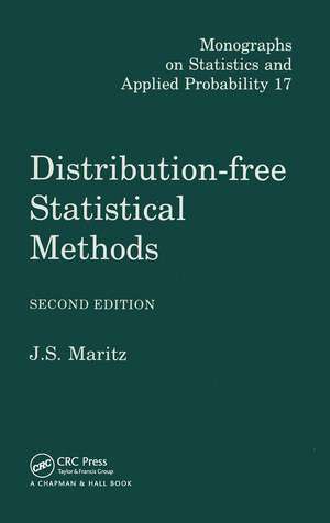 Distribution-Free Statistical Methods, Second Edition de J.S. Maritz