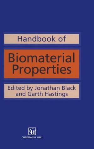 Handbook of Biomaterial Properties de Jonathan Black