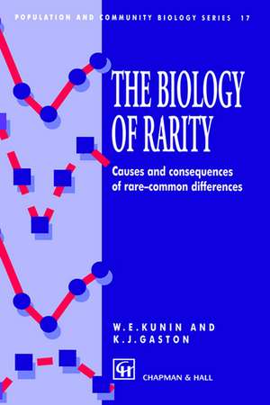 The Biology of Rarity: Causes and consequences of rare—common differences de W.E. Kunin