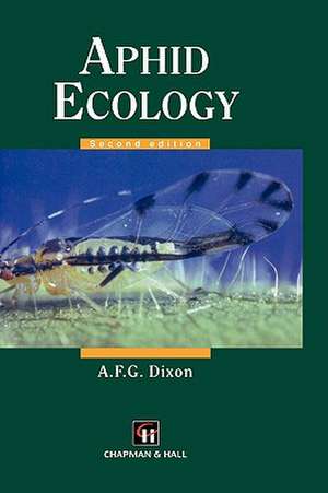 Aphid Ecology An optimization approach de A.F.G. Dixon