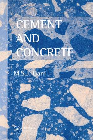 Cement and Concrete de M.S.J Gan