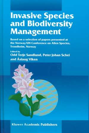 Invasive Species and Biodiversity Management de Peter Johan Schei