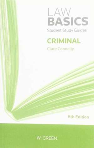 Connelly, C: Criminal LawBasics de Clare Connelly