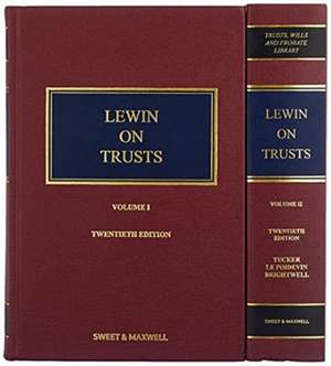 Lewin on Trusts de James Brightwell