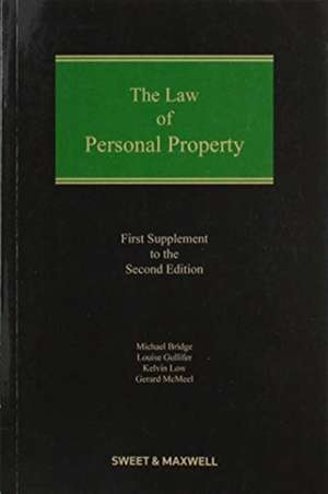 BRIDGE LAW OF PERSONAL PROPERTY E2 S1 de Professor Gerard McMeel