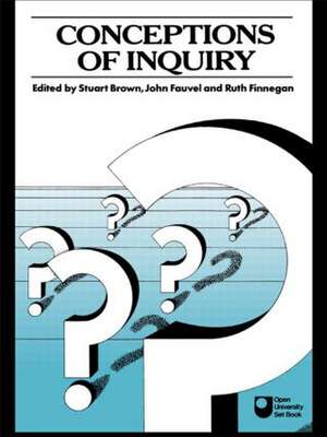 Conceptions of Inquiry de Stuart Brown