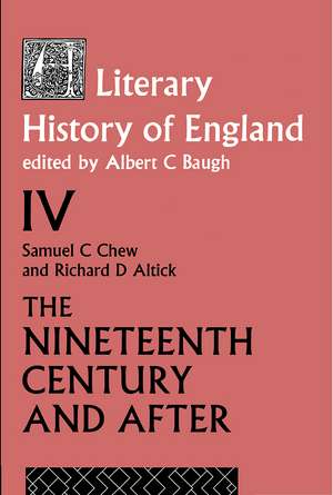 A Literary History of England Vol. 4 de A Baugh