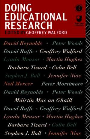 Doing Educational Research de Geoffrey Walford