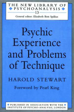 Psychic Experience and Problems of Technique de Harold Stewart