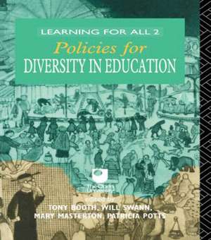 Policies for Diversity in Education de Tony Booth