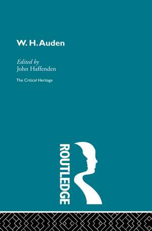 W.H. Auden de Dr John Haffenden