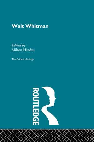 Walt Whitman de Milton Hindus