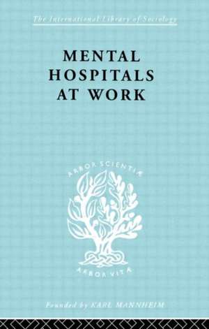 Mental Hospitals at Work de Kathleen Jones