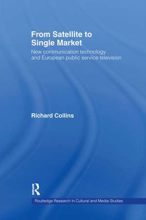 From Satellite to Single Market: New Communication Technology and European Public Service Television de Richard Collins