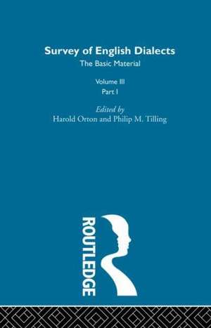 Survey Eng Dialects Vol3 Prt1 de Michael V. Barry