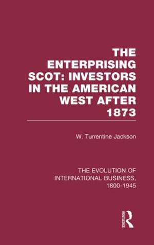 Enterprisng Scot:Inv Americ V3 de W. Turrentine Jackson