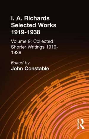 Collected Shorter Writings V9 de John Constable