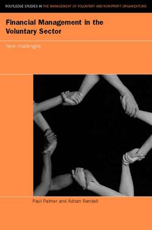 Financial Management in the Voluntary Sector: New Challenges de Paul Palmer