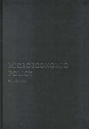 Microeconomic Policy de Solomon Cohen