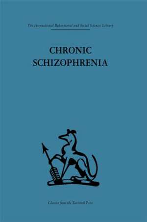 Chronic Schizophrenia de John L. Cameron