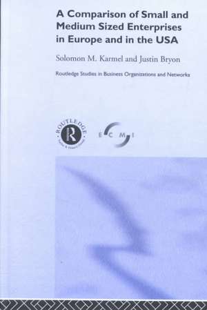 A Comparison of Small and Medium Sized Enterprises in Europe and in the USA de Solomon Karmel