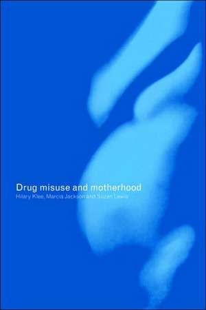 Drug Misuse and Motherhood de Marcia Jackson