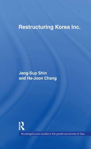 Restructuring 'Korea Inc.': Financial Crisis, Corporate Reform, and Institutional Transition de Jang-Sup Shin