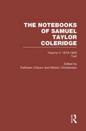 Coleridge Notebooks V4 Text de Kathleen Coburn