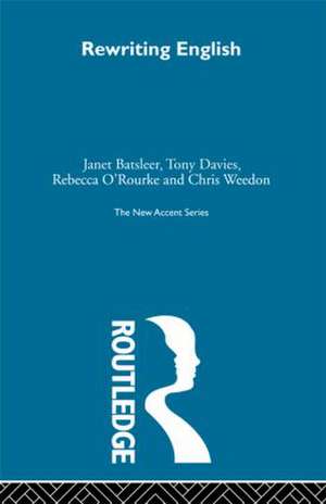 Rewriting English de Janet Batsleer