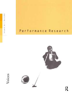 Performance Research V8 Issu 1 de Claire MacDonald