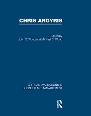 Chris Argyris de John C. Wood