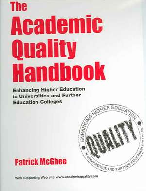 The Academic Quality Handbook de Patrick McGhee