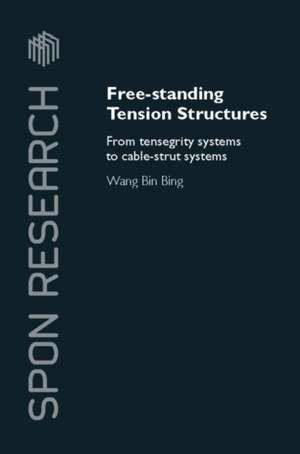 Free-Standing Tension Structures: From Tensegrity Systems to Cable-Strut Systems de Binbing Wang