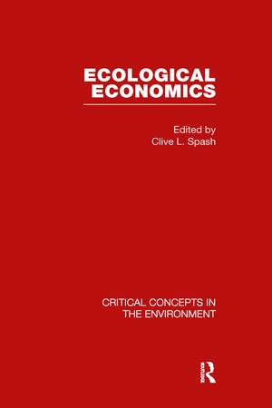 Ecological Economics de Clive Spash