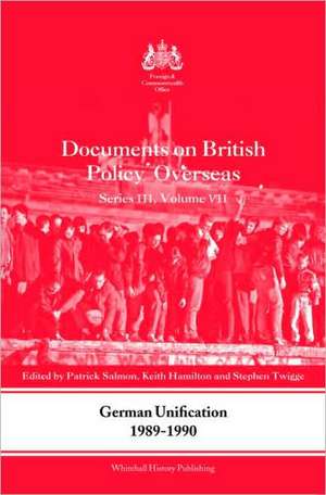 Berlin in the Cold War, 1948-1990: Documents on British Policy Overseas, Series III, Vol. VI de Keith Hamilton