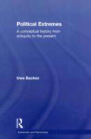 Political Extremes: A conceptual history from antiquity to the present de Uwe Backes