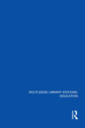 Routledge Library Editions: Education Mini-Set M Special Education and Inclusion de Various Authors