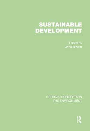 Sustainable Development de John Blewitt