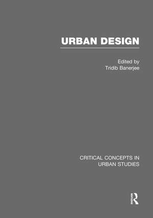 Urban Design de Tridib Banerjee