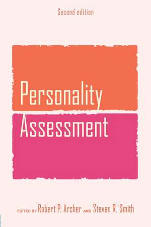 Personality Assessment de Robert P. Archer