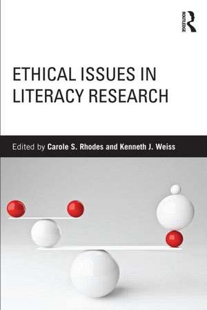 Ethical Issues in Literacy Research de Carole S. Rhodes