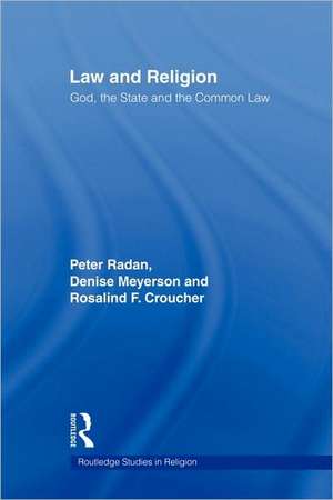 Law and Religion de Peter Radan