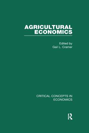 Agricultural Economics de Gail L. Cramer