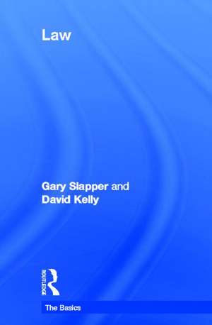 Law: The Basics de Gary Slapper