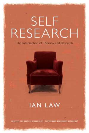 Self Research: The intersection of therapy and research de Ian Law