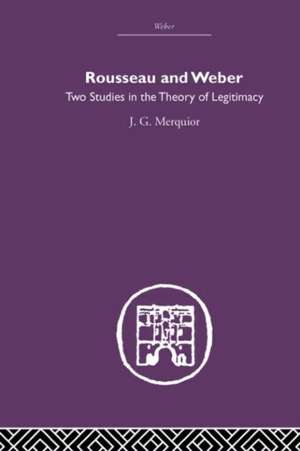 Rousseau and Weber de J.G. Merguior